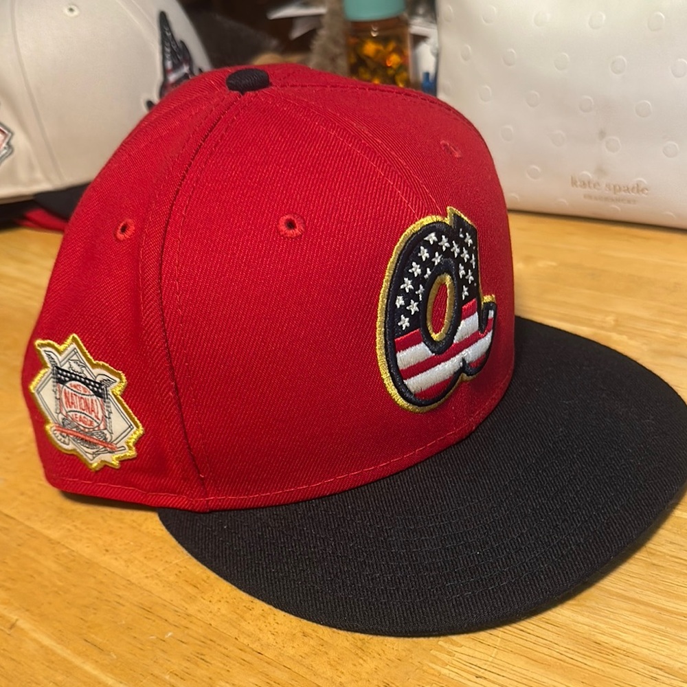 Atlanta braves Independence Day 59fifty hat